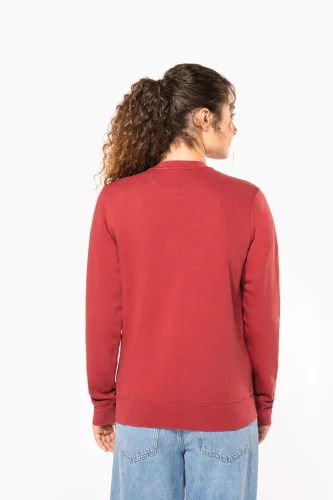 Felpa eco-sostenibile girocollo