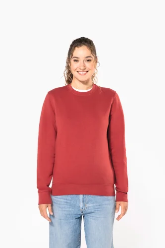 Felpa eco-sostenibile girocollo
