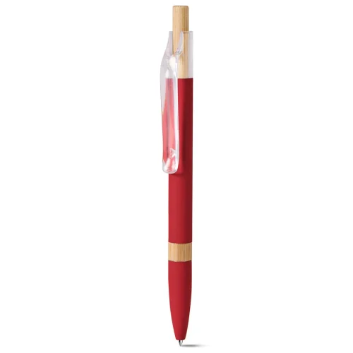 Penna a sfera con refill blu in alluminio riciclato