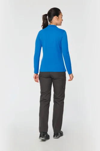 Polo donna maniche lunghe