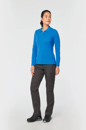 Polo donna maniche lunghe