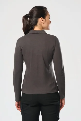 Polo donna maniche lunghe