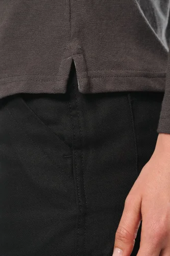 Polo donna maniche lunghe