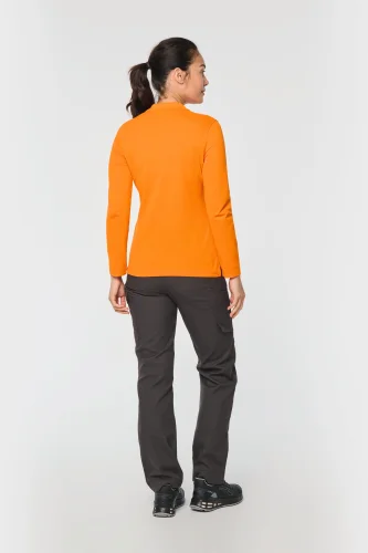Polo donna maniche lunghe