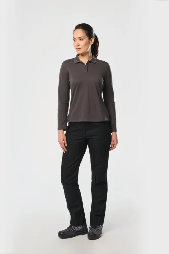 Polo donna maniche lunghe