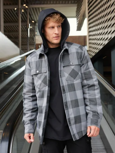 Workwear Check Shirt Jacket
