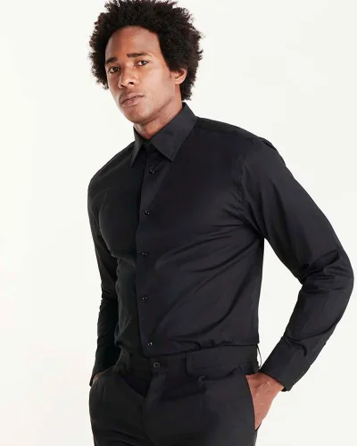 Camicia Moscu Uomo in Cotone Stretch