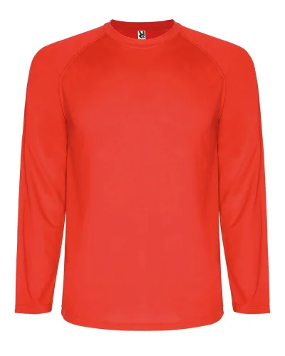 T-shirt Montecarlo lunga, traspirante, 100% poliestere