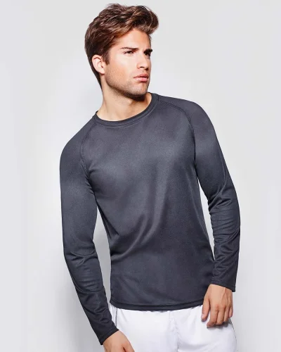 T-shirt Montecarlo lunga, traspirante, 100% poliestere