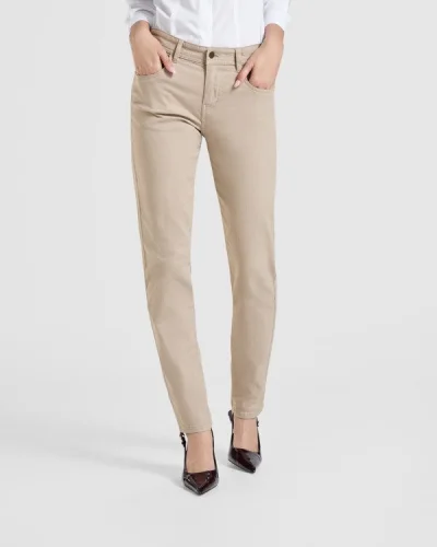 Hilton Pantaloni Donna da Lavoro Cotone Elasticizzato