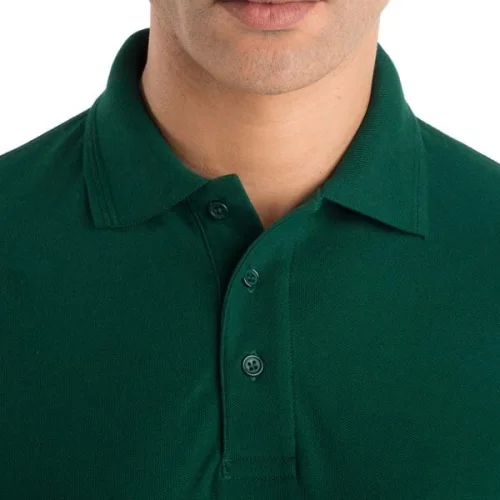 Polo Carpe uomo manica lunga, cotone poliestere, regular fit