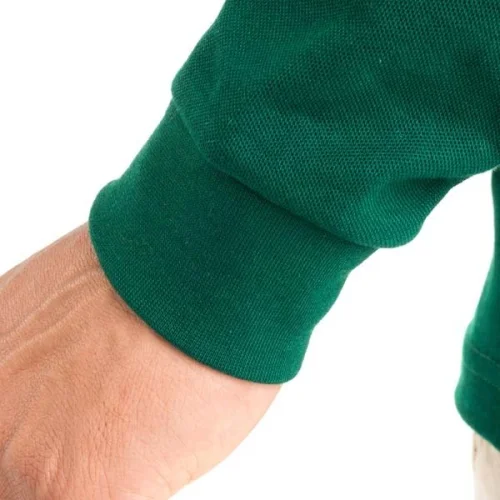Polo Carpe uomo manica lunga, cotone poliestere, regular fit