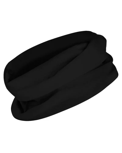 Scaldacollo Nanuk tubolare in poliestere, leggero 25x50 cm Nero
