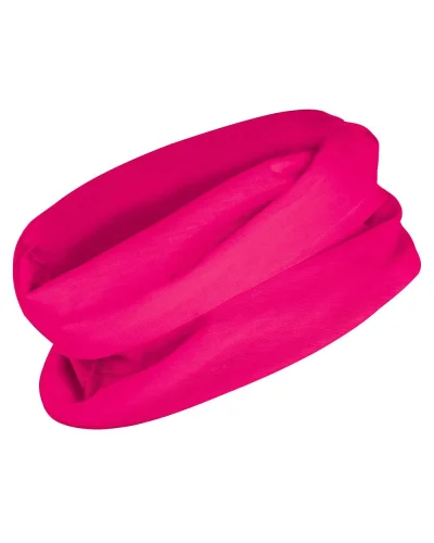 Scaldacollo Nanuk tubolare in poliestere, leggero 25x50 cm Rosa Orchidea
