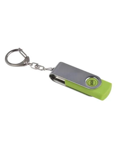 Chiavetta USB 8GB girevole ABS/Metallo Verde