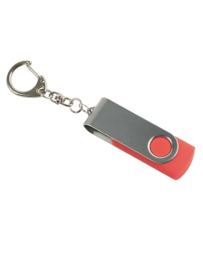 Chiavetta USB 8GB girevole ABS/Metallo Rosso