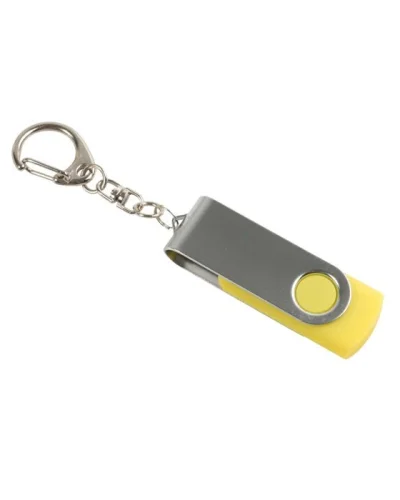 Chiavetta USB 8GB girevole ABS/Metallo Giallo