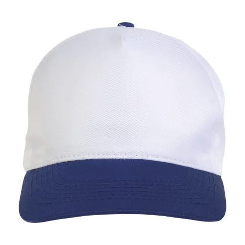 Cappellino in poliestere, 5 pannelli, regolazione a velcro