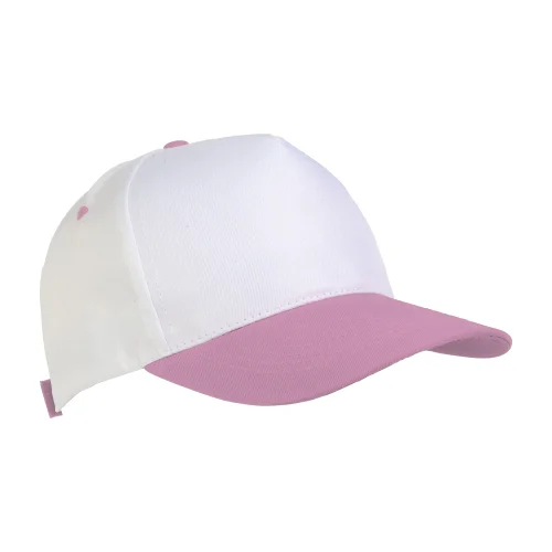 Cappellino in poliestere, 5 pannelli, regolazione a velcro