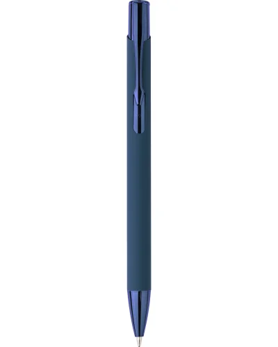 Penna a sfera alluminio riciclato con rivestimento gommato anisa
