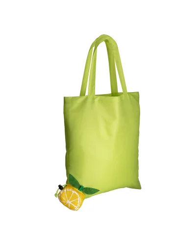 Shopper ripiegabile FruitBag in poliestere, arancia, mora, limone Verde mela