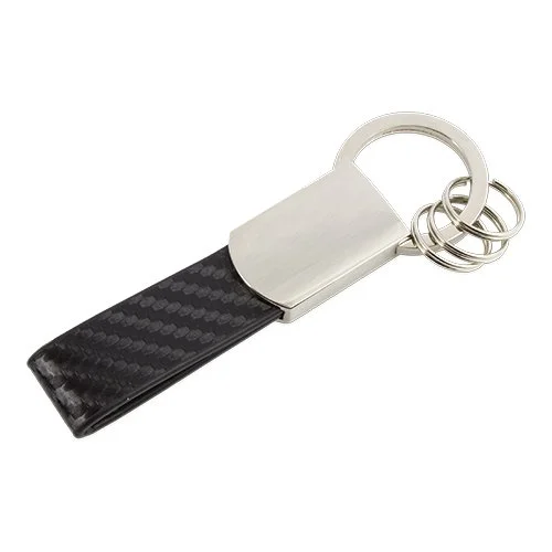 Portachiavi metallico carbon fiber