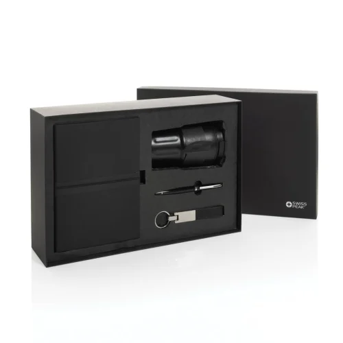Set regalo business deluxe swiss peak con bicchiere rcs