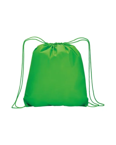 Zainetto TNT 80g, 35x40 cm, leggero e resistente | Verde mela