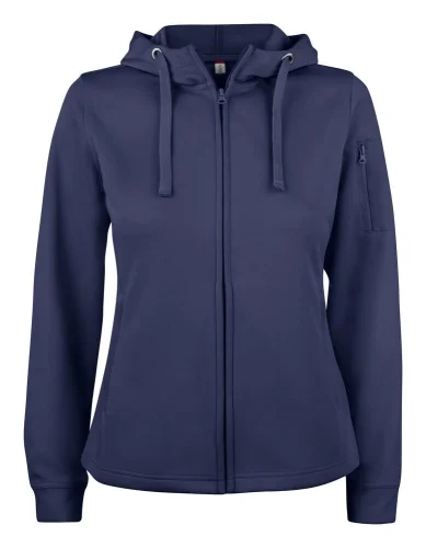 Basic active hoody full zip women