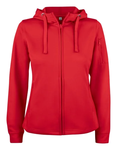 Basic active hoody full zip women