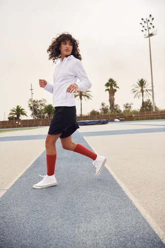 Basic active hoody full zip women
