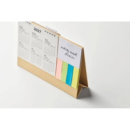 Calendario da tavolo con memopad