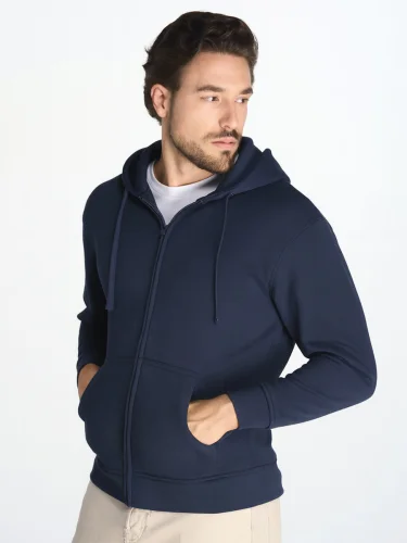 Felpa unisex cappuccio e zip jt