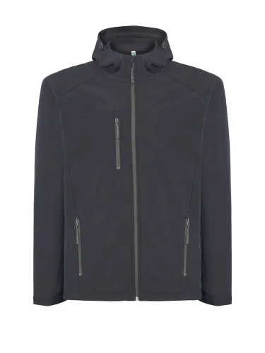Softshell uomo con cappuccio jt