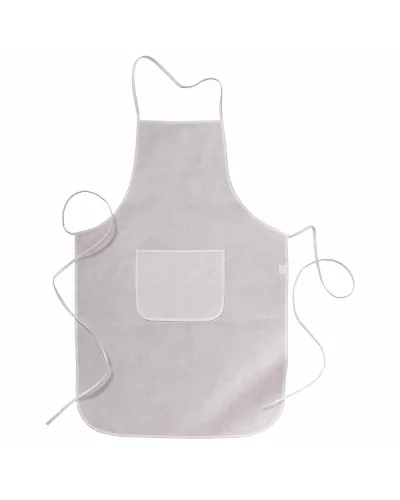 Grembiule TNT 60x90cm 55g con tasca frontale - Bianco