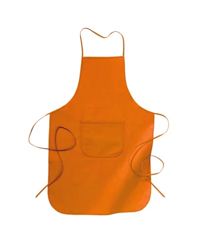 Grembiule TNT 60x90cm 55g con tasca frontale - Arancione