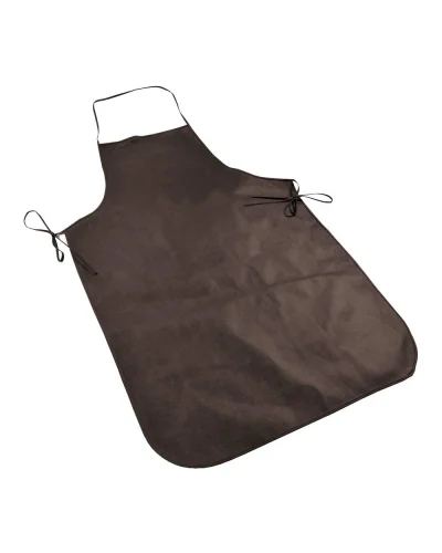 Grembiule lungo TNT 80g/m2 60x76cm leggero resistente - Nero