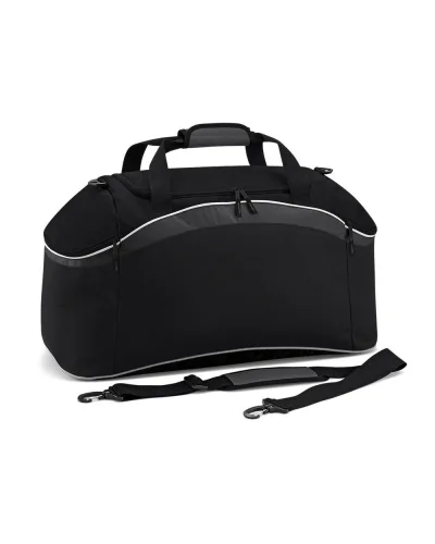 Borsone Teamwear  54L, Poliestere, Tasche Zip Black/Graphite Grey/White