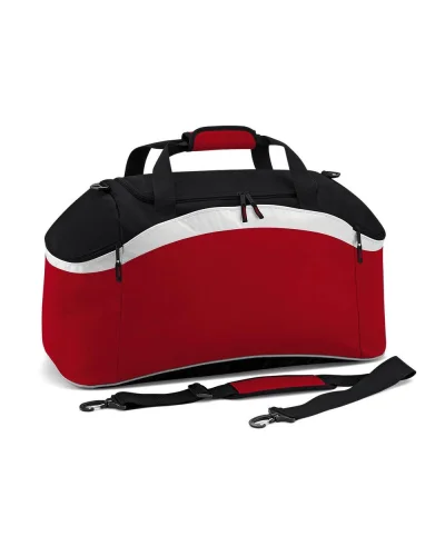 Borsone Teamwear  54L, Poliestere, Tasche Zip Classic Red/Black/White