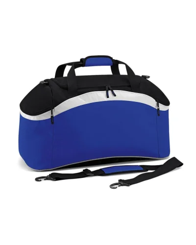 Borsone Teamwear  54L, Poliestere, Tasche Zip Bright Royal/Black/White