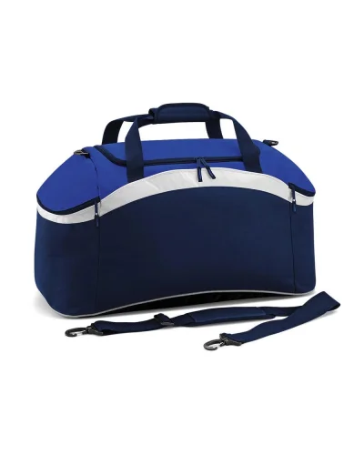 Borsone Teamwear  54L, Poliestere, Tasche Zip French Navy/Bright Royal/White