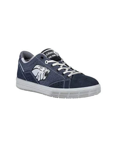 Scarpa da lavoro Trophy S1P uomo nera in canvas ultra resistente