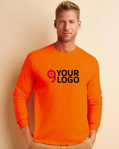 Ultra Cotton T-shirt maniche lunghe, 100% cotone, regular fit
