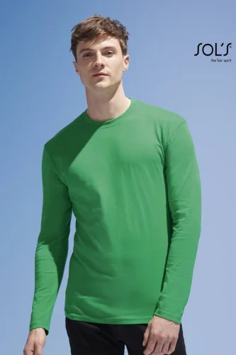 Monarch T-shirt uomo manica lunga 100% cotone regular fit
