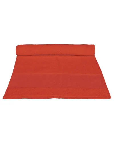 Telo Sport 100% Cotone 40x90cm Rosso