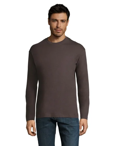 Monarch T-shirt uomo manica lunga 100% cotone regular fit