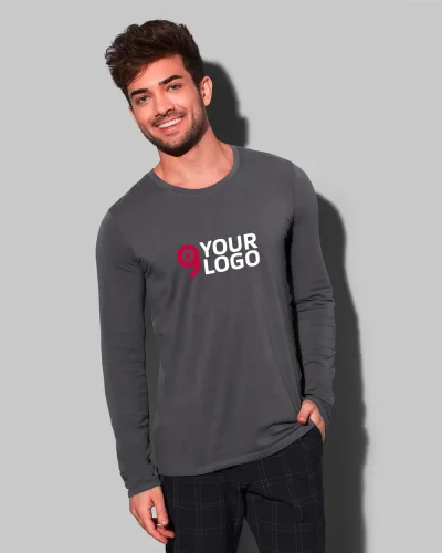 Star Clive T-shirt uomo manica lunga cotone elasticizzato