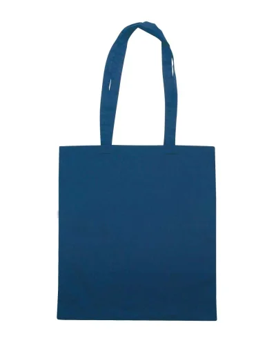 Borsa shopping Hony in cotone naturale con soffietto