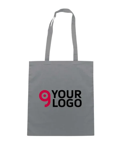Borsa shopping Hony in cotone naturale con soffietto
