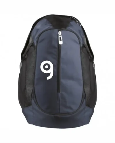 Zaino trekking in poliestere 600D con tasche laterali
